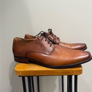 Florsheim Postino Plain Toe Oxford Cognac dress Shoes men’s 10 brown camel